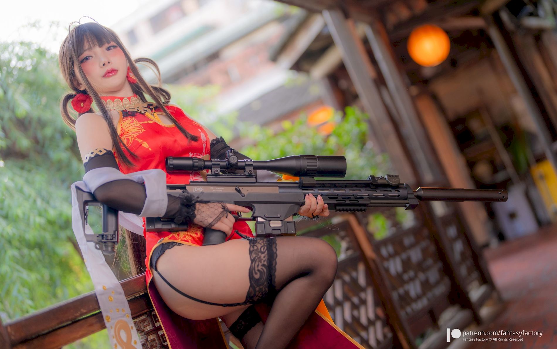 Cheongsam 50 ͼ @СDing Ůǰ ģcoserд Girls Frontline DSR FantasyStoryд] 2022.01 4ҳ